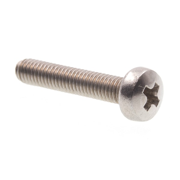 Prime-Line Machine Screw, Metric Pan Head, Phil Drive M3-0.5 X 16MM A2-70 Stainless Steel 10PK 9131048 - main